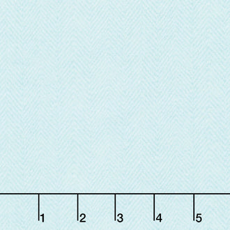 Little Lambies - Herringbone Aqua Yardage