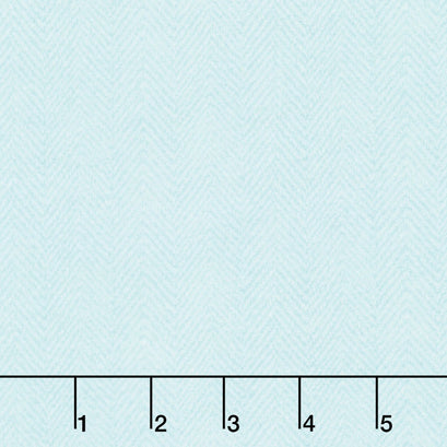 Little Lambies - Herringbone Aqua Yardage