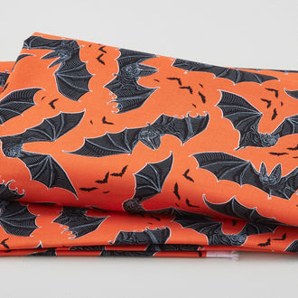 Scaredy Cat - Night Fliers Orange 2 Yard Cut