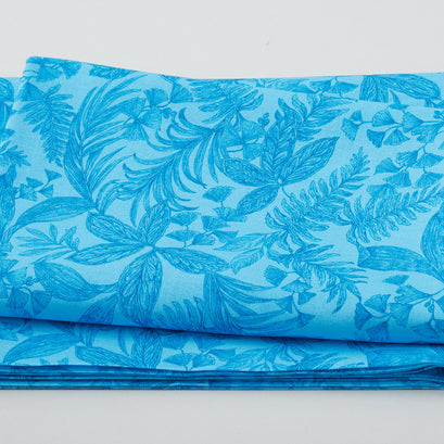 Exotica - Tropical Toile Azure 2 Yard Cut