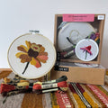 Zinnia No. 1 Bloom Embroidery Kit Alternative View #1