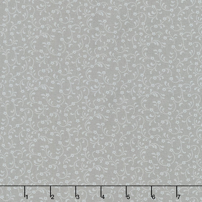 Floret - Tonal Floral Gray Yardage