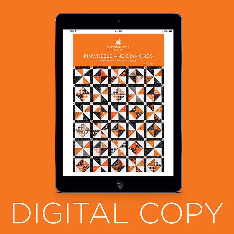 Digital Download - Pinwheels and Diamonds Quilt Pattern by Missouri Star Primary Image