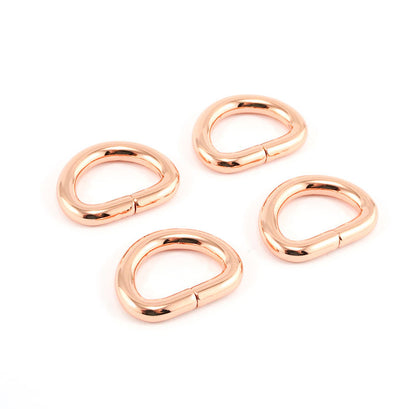Emmaline 1/2" D-Rings - Set of Four Copper