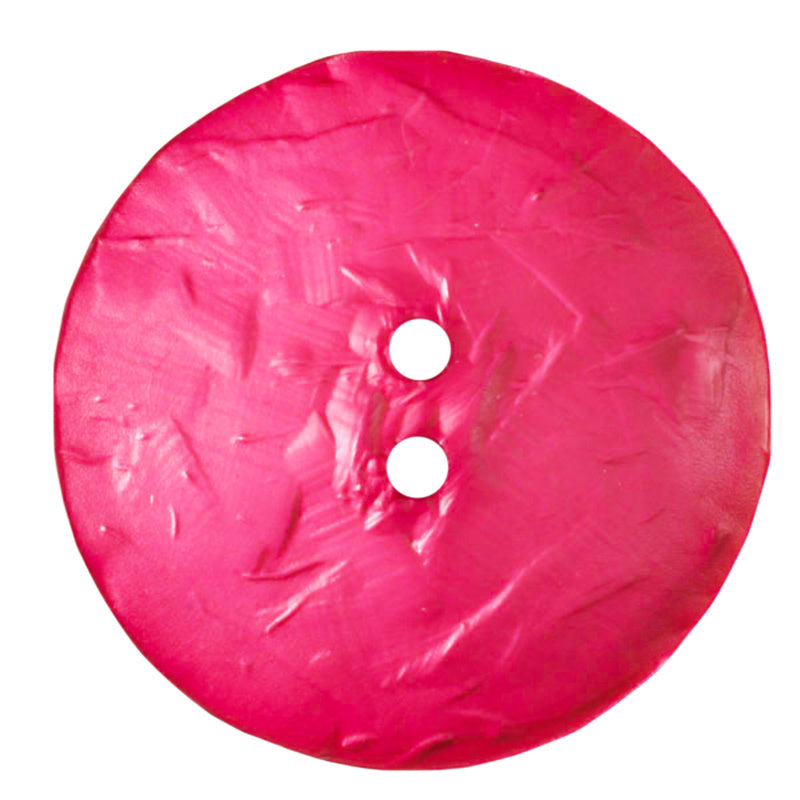 Round Polyamide 45mm Button - Dark Pink Primary Image
