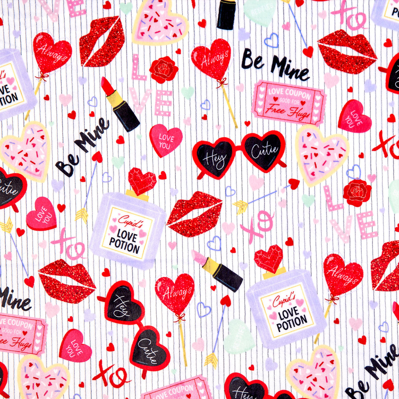 Cuddle® Prints - Hey Cutie Pink Yardage Primary Image