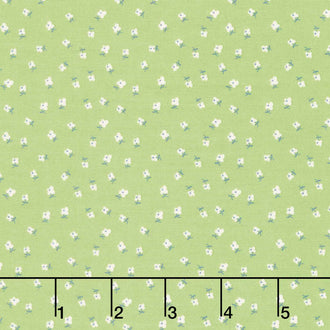 Bee Dots - Lillian Lettuce Yardage