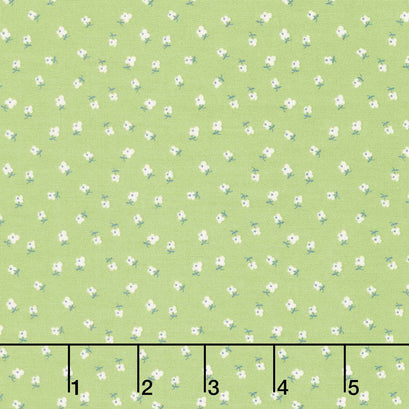 Bee Dots - Lillian Lettuce Yardage