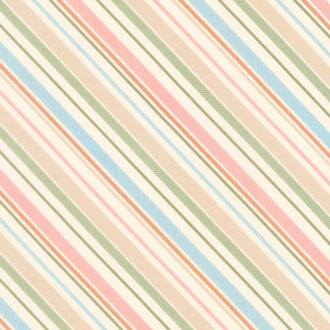 Blessed By Nature - Diagonal Stripe Multi Yardage