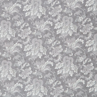 Collection for a Cause: Etchings - Friendly Flourish 108" Wide Backing Charcoal