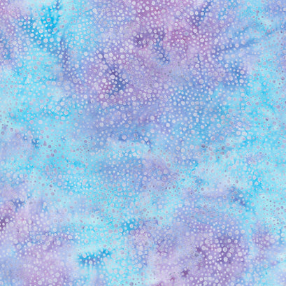 Abalone Batiks - Bubbles Periwinkle Yardage