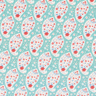 Jubilee - Teardrop Teal Yardage