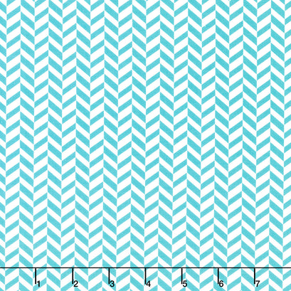 Effervescence - Herringbone Aqua Yardage
