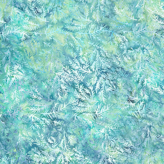 Maple Island Batiks - Sprig Teal Lagoon Yardage