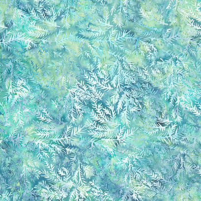 Maple Island Batiks - Sprig Teal Lagoon Yardage