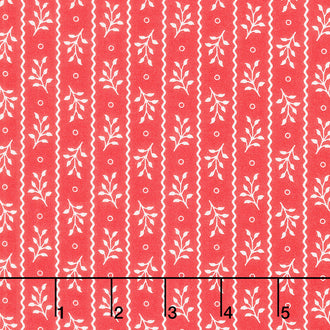 Jubilee - Tonal Stripe Red Yardage