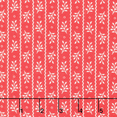 Jubilee - Tonal Stripe Red Yardage