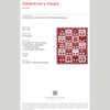 Digital Download - Valentine's Heart Quilt Pattern by Missouri Star