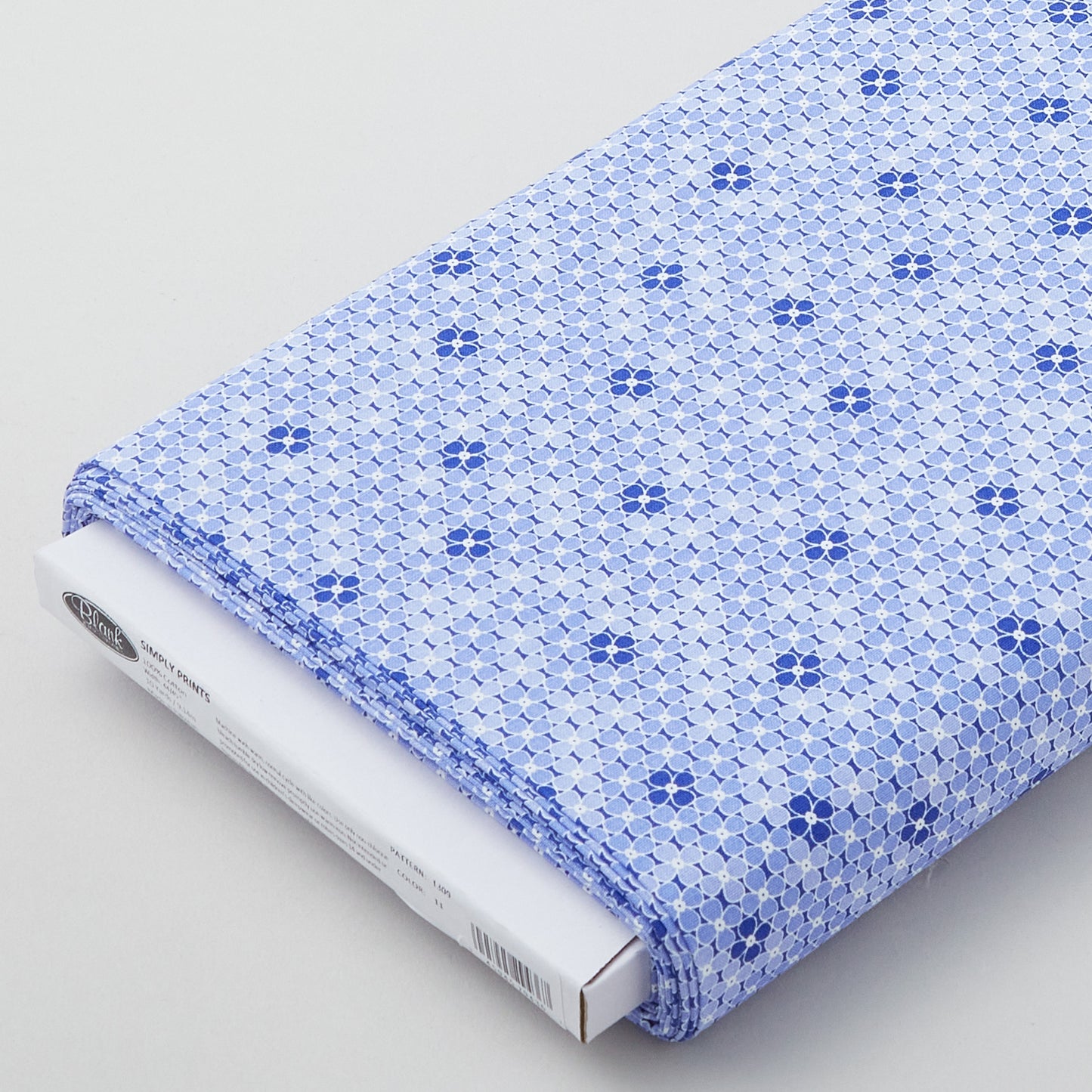 Simply Prints - Floral Geo Blue 10 Yard Bolt Primary Image