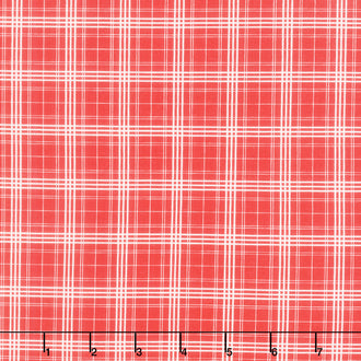 Farmhouse Summer - Plaid Red Yardage