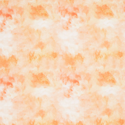 Joyful Watercolor Texture - Orange Cantaloupe Yardage