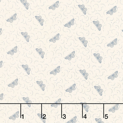 Antoinette - Henriette Pearl French Blue Yardage
