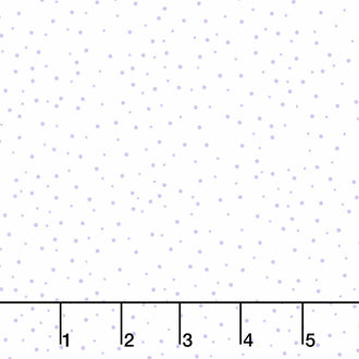 Elizabeth Flannel - Dots Lavender Yardage