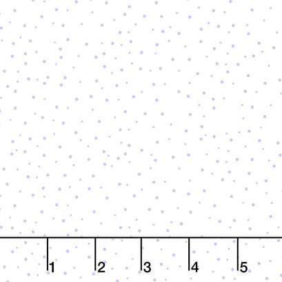 Elizabeth Flannel - Dots Lavender Yardage