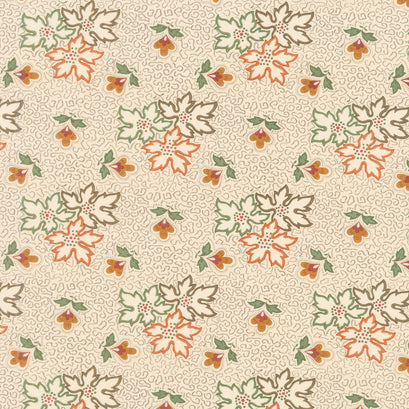 Fluttering Leaves - Autumn Leaves Beechwood Yardage