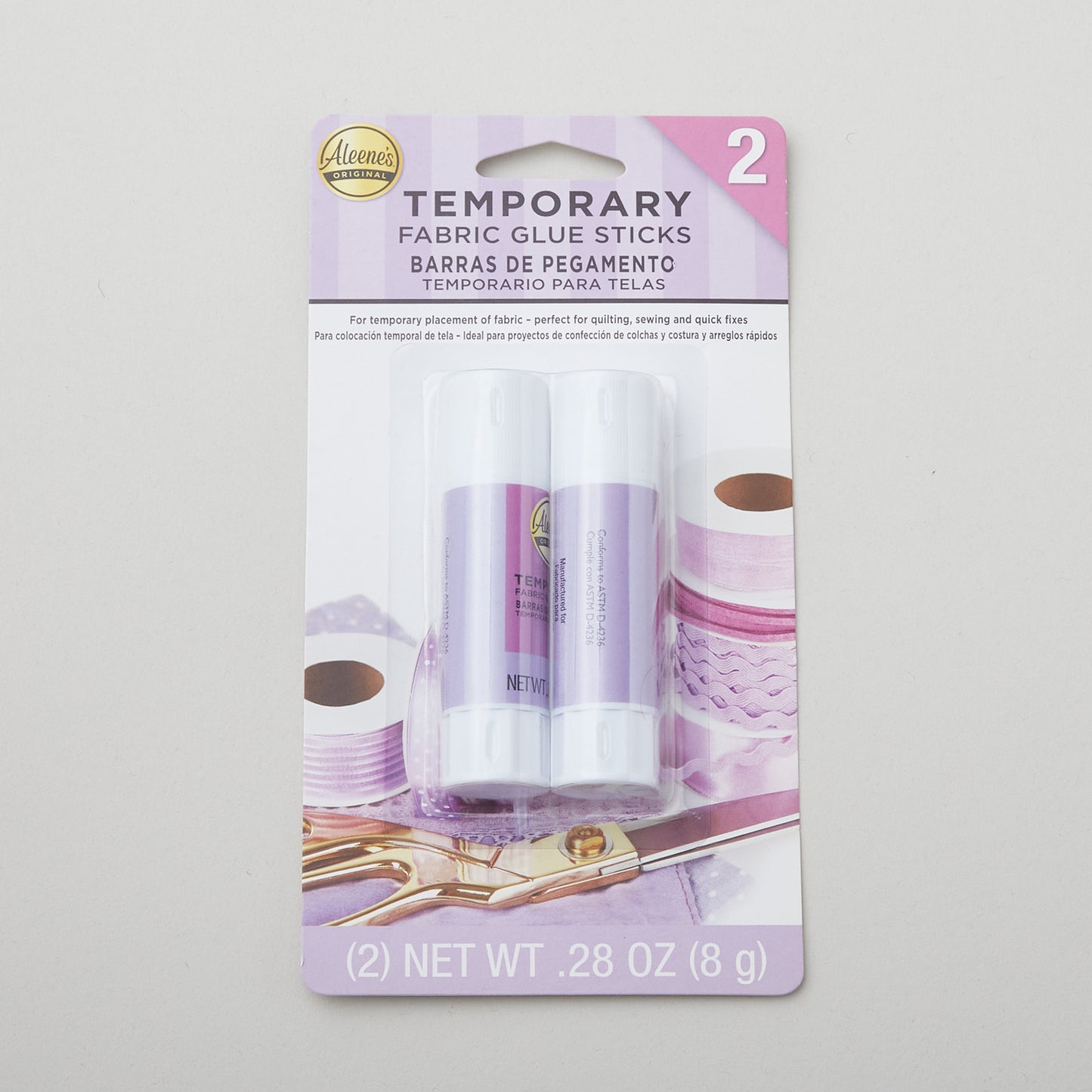 Aleene's Temporary Fabric Glue Stick - Two Pack Alternative View #1