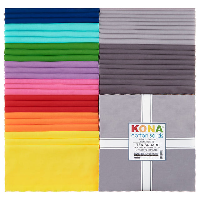 Robert Kaufman Kona Cotton Iron Gray Quilting Fabric