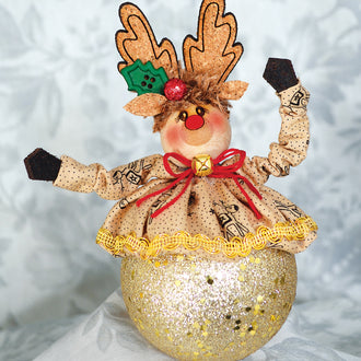 Holly Reindeer Ice Cream Shot® Ornament Kit