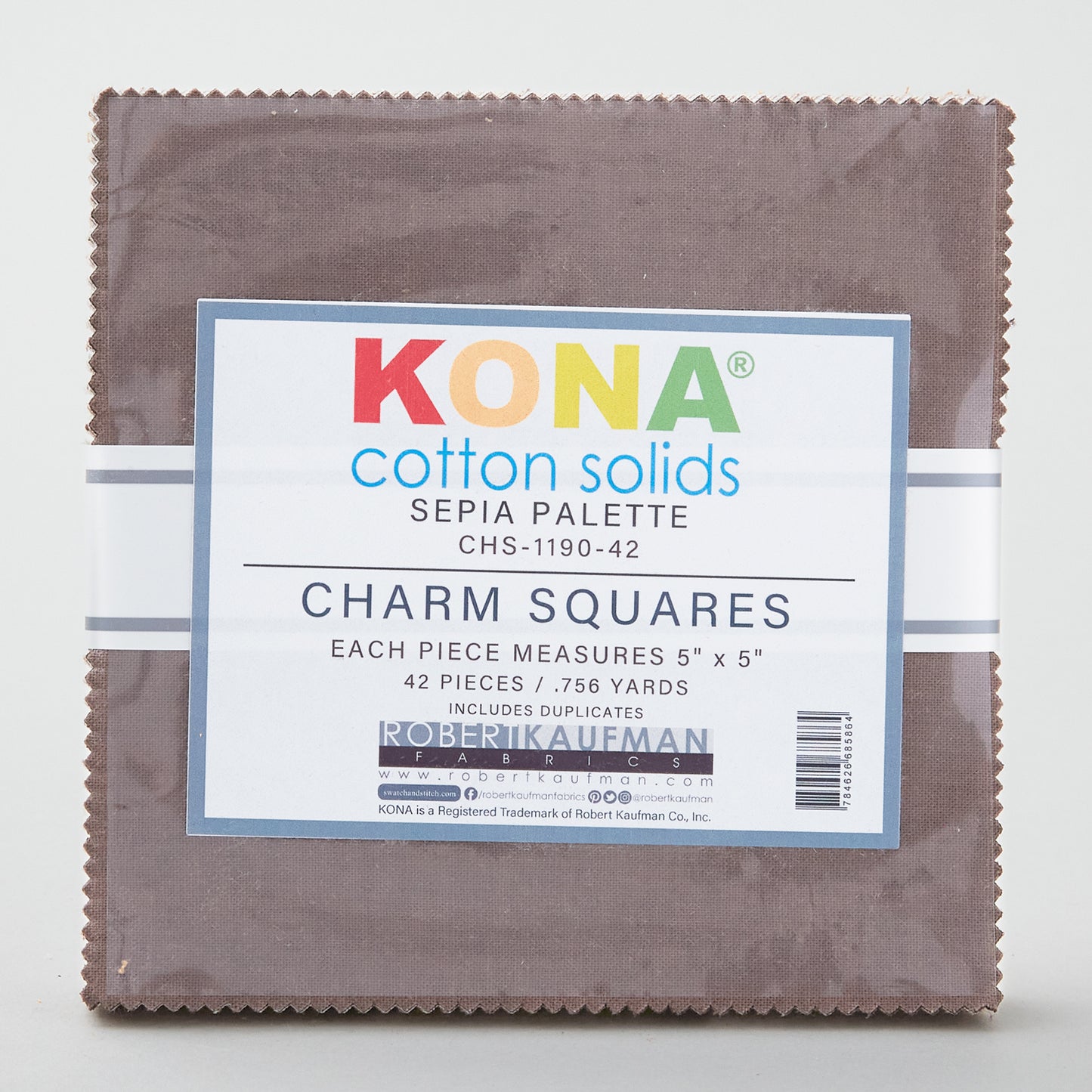 Kona Cotton - Sepia PaletteCharm Pack Alternative View #1