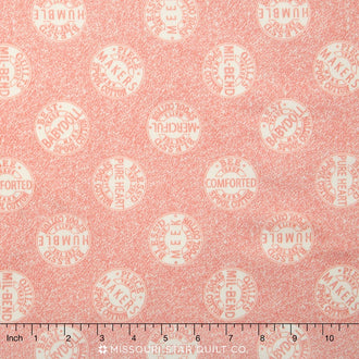 Quilting B's - Bee Spool Tops Pink Yardage