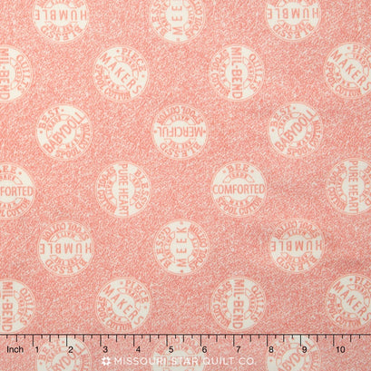 Quilting B's - Bee Spool Tops Pink Yardage