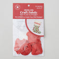Missouri Star Iron-on Fabric - Christmas Red Round Alphabet Alternative View #1
