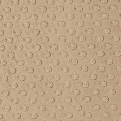 Cuddle® Embossed Dimple - Cappuccino 60" Minky Yardage