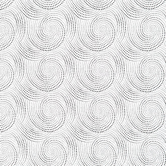 Dotty Spiral - Piano 108" Wide Backing Yardage
