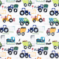 Cuddle® Prints - Tractor Haul Multi Digitally Printed Yardage