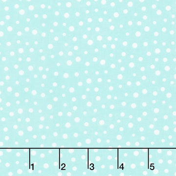 Harold the Hare - Irregular Dot Light Aqua Yardage Primary Image