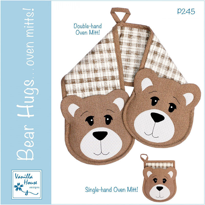 Bear Hugs Oven Mitts Pattern Primary Image