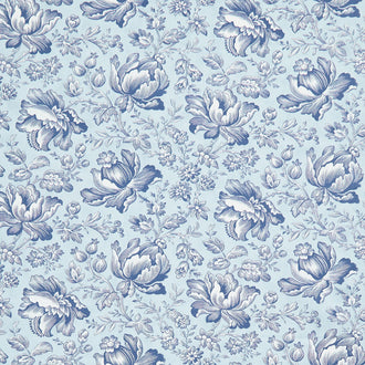 Cascade - Romantic Toile Sky Yardage
