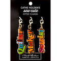 Sew Cute Zipper Pulls - Words Alternative View #1