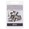 Sallie Tomato 3/4" Metal Corners Package of 10 - Nickel Alternative View #1