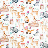 Cuddle® Prints - Sweet Darlings Snow Digitally Printed Minky Yardage Primary Image