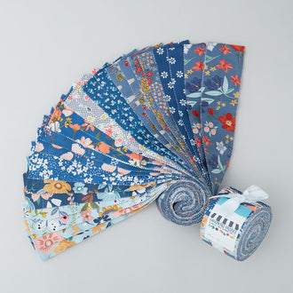 Handpicked Produce - Fanciful Florals Blueberry Burst Rolie Polie 24 pcs.