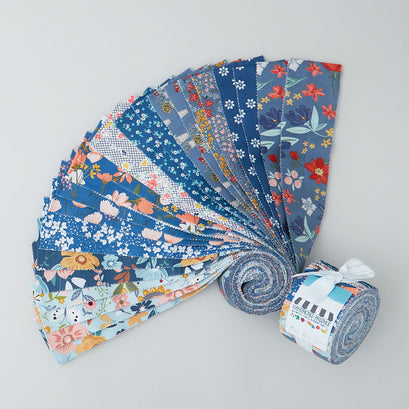 Handpicked Produce - Fanciful Florals Blueberry Burst Rolie Polie 24 pcs.