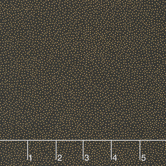 Grandpa's Journal - Dots Black Yardage