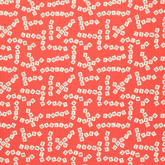 Valentine's Day II - Scrabble Valentine Dot Red Yardage