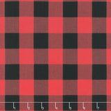 Carolina Gingham - 1" Woven Check Scarlet Yardage Primary Image